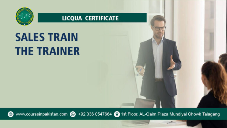 LICQual Certificate in Sales Train the Trainer