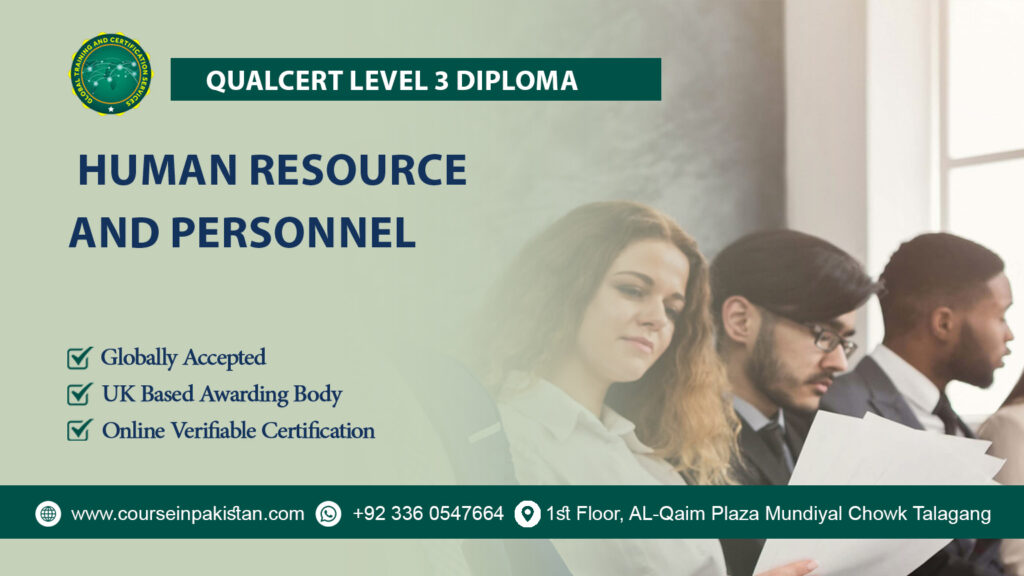 QualCert Level 3 Diploma in Human Resource and Personnel Management