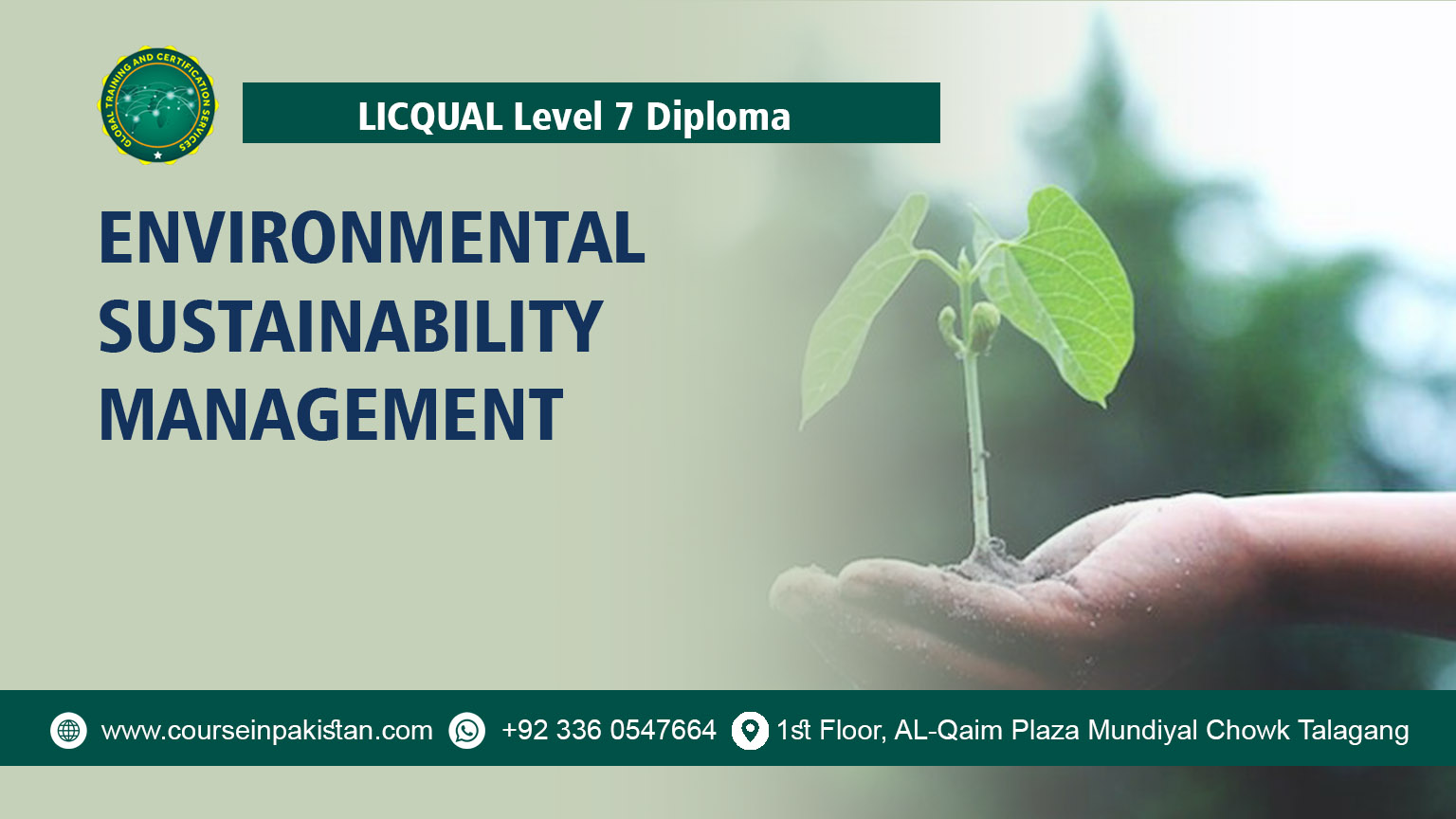 LICQual Level 7 Diploma in Environmental Sustainability Management