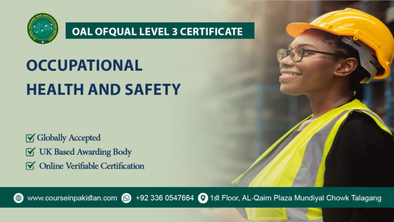 OAL OFQUAL Techiosh Level 3 Certificate in Occupational Health and Safety