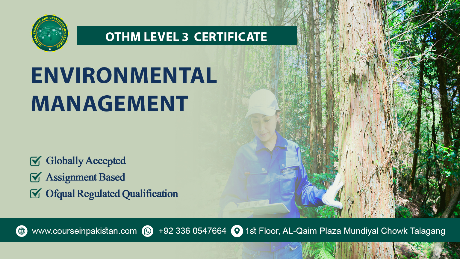 OTHM Level 3 International Certificate in Environmental Management