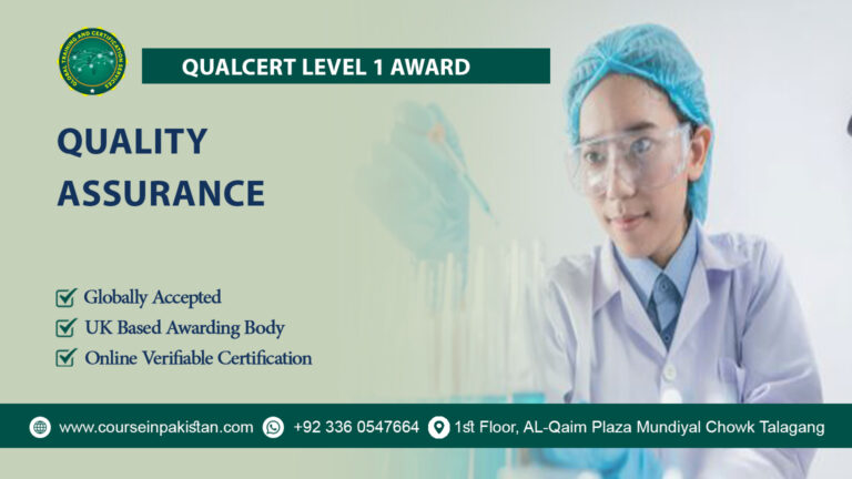 QualCert Level 1 Award in Quality Assurance (QA)