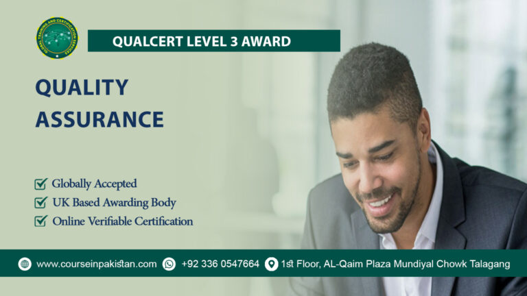 QualCert Level 3 Award in Quality Assurance (QA) 