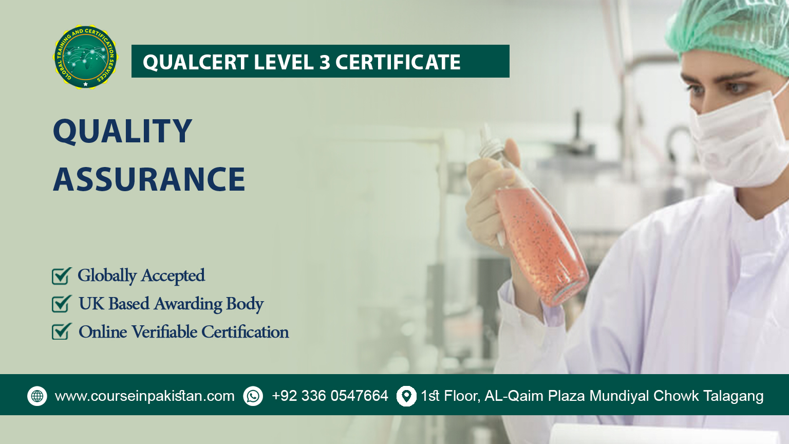 QualCert Level 3 Certificate in Quality Assurance (QA)