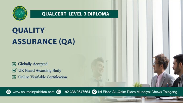 QualCert Level 3 Diploma in Quality Assurance (QA)