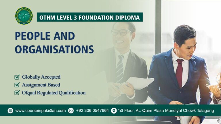 OTHM Level 3 Foundation Diploma in People and Organisations