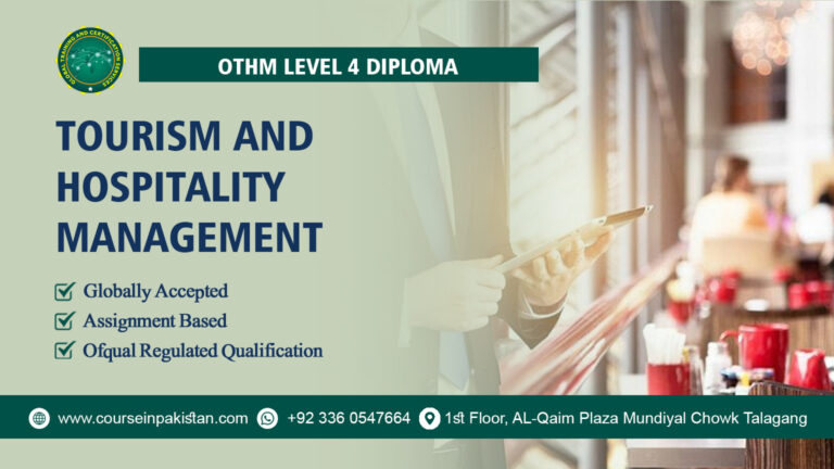 OTHM Level 4 Diploma in Tourism and Hospitality Management