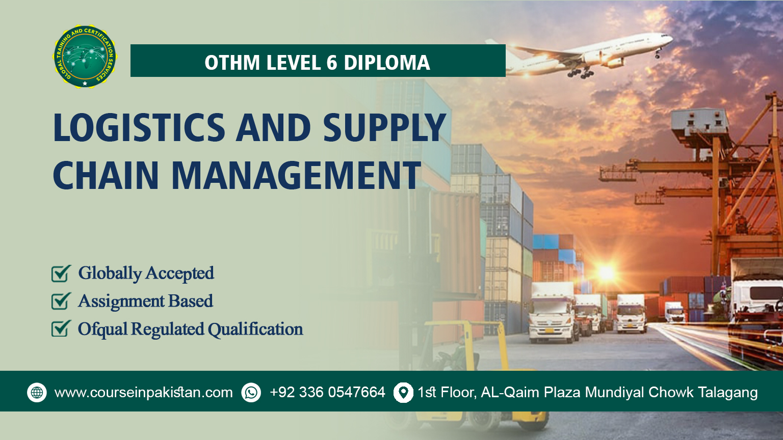 OTHM Level 6 Diploma in Logistics and Supply Chain Management