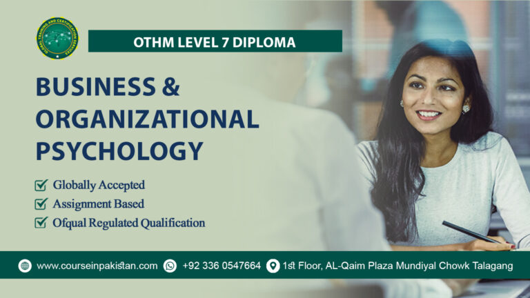 OTHM Level 7 Diploma in Business and Organizational Psychology