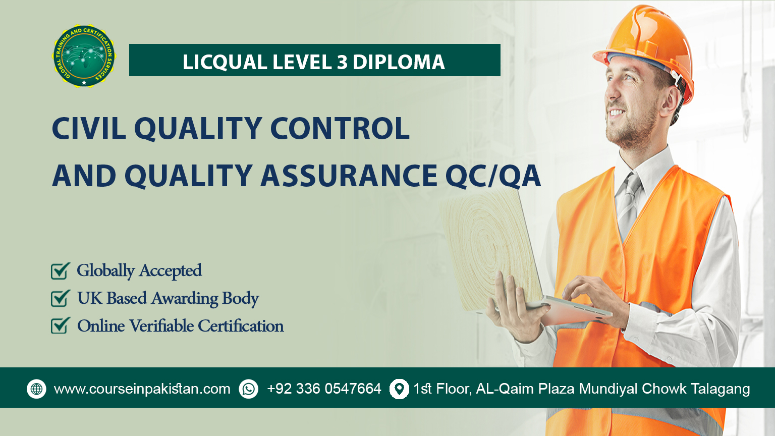 LICQual Level 3 Diploma in Civil Quality Control and Quality Assurance QC/QA LICQual Level 3 Diploma in Civil Quality Control and Quality Assurance QC/QA