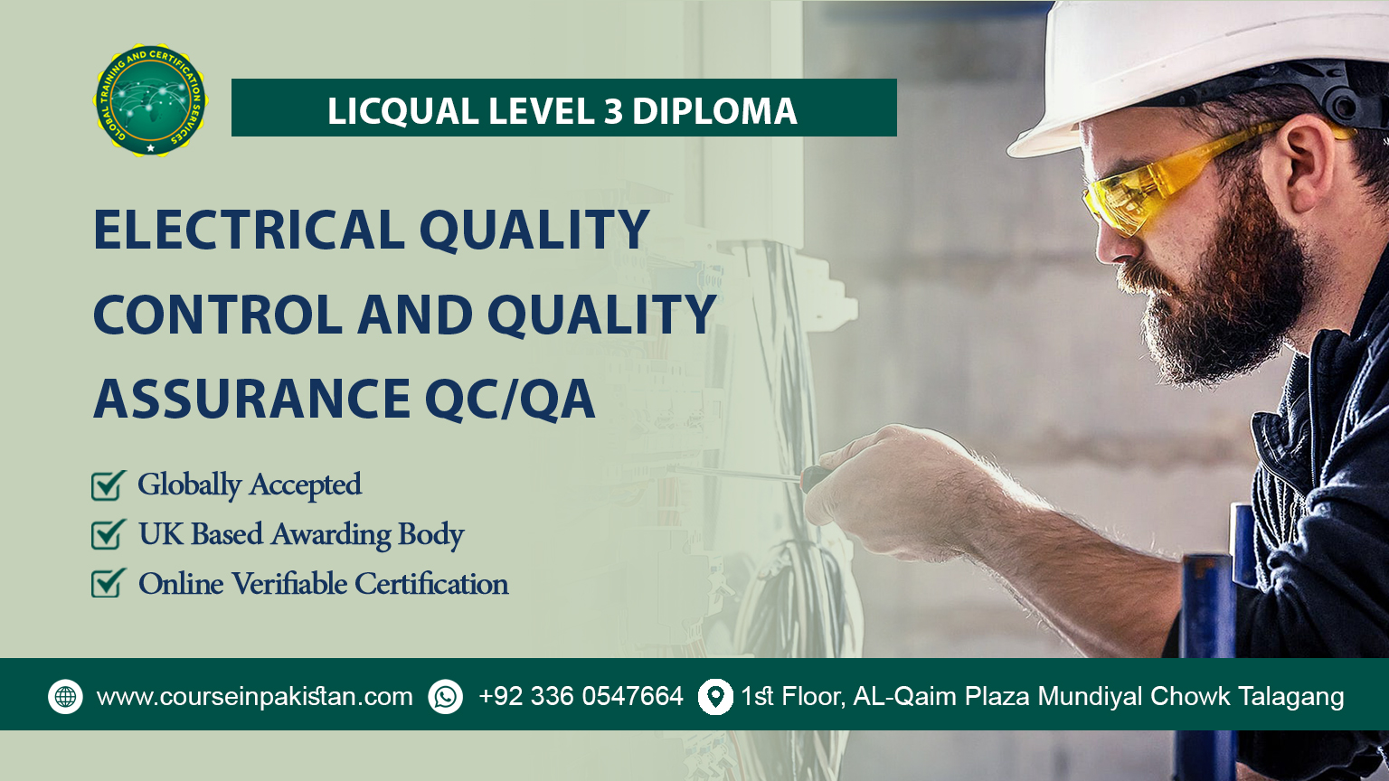 LICQual Level 3 Diploma in Electrical Quality Control and Quality Assurance QC/QA LICQual Level 3 Diploma in Electrical Quality Control and Quality Assurance QC/QA