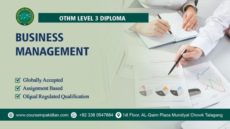 OTHM Level 3 Diploma in Business Management
