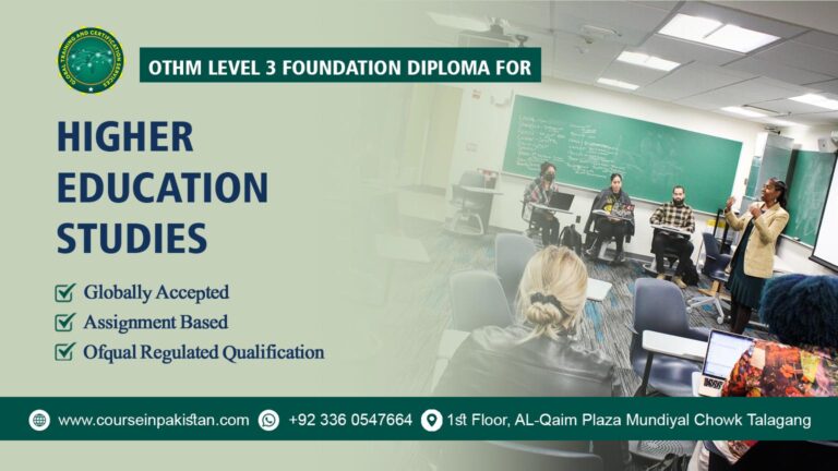 OTHM Level 3 Foundation Diploma for Higher Education Studies