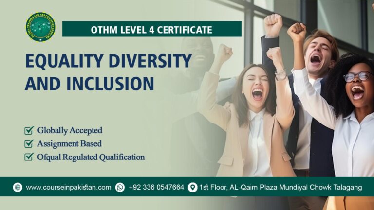 OTHM Level 4 Certificate in Equality, Diversity and Inclusion