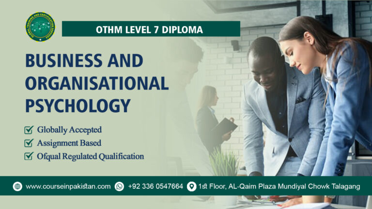 OTHM Level 7 Diploma in Business and Organisational Psychology