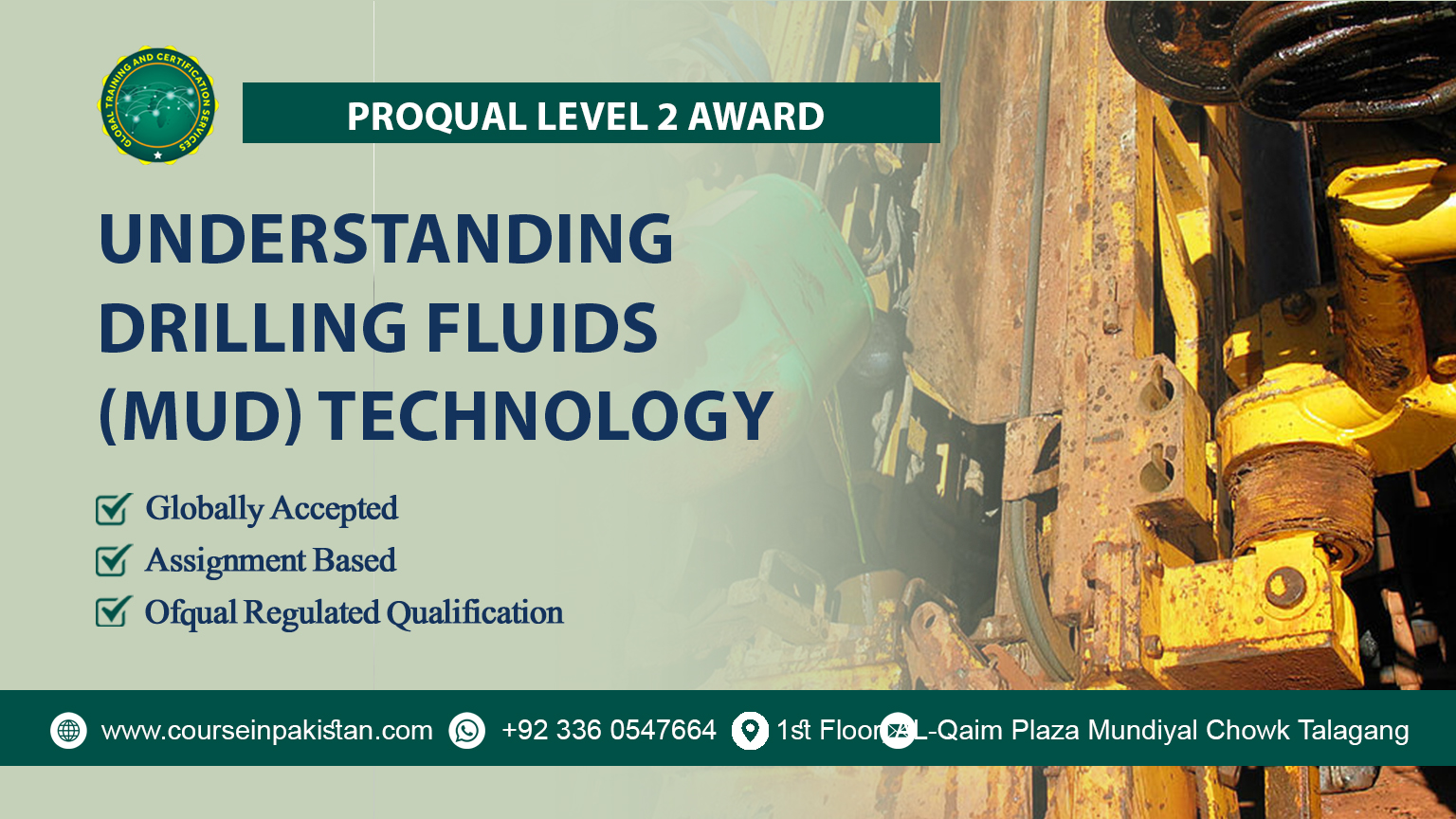 ProQual Level 2 Award in Understanding Drilling Fluids (Mud) Technology ProQual Level 2 Award in Understanding Drilling Fluids (Mud) Technology