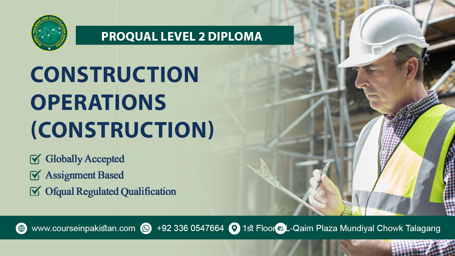 ProQual Level 2 Diploma in Construction Operations (Construction)