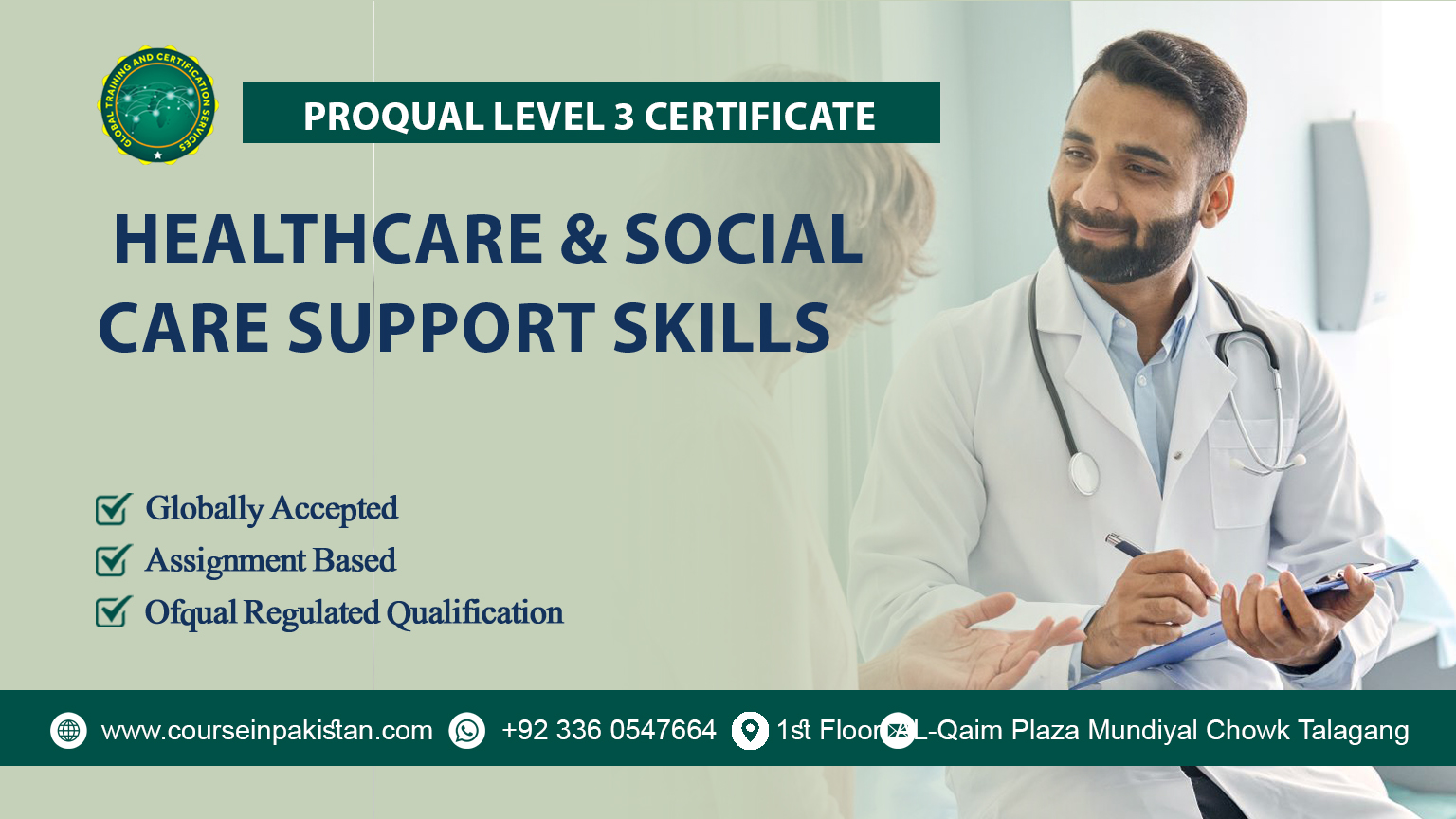 ProQual Level 3 Certificate in Healthcare and Social Care Support Skills ProQual Level 3 Certificate in Healthcare and Social Care Support Skills