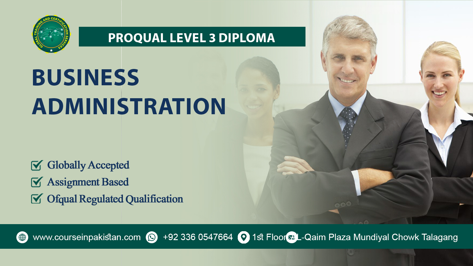 ProQual Level 3 Diploma in Business Administration