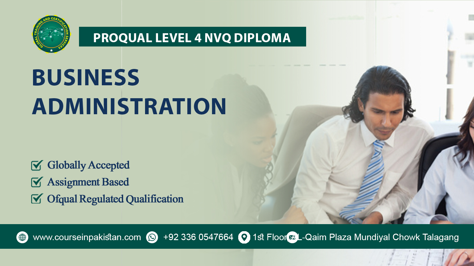 ProQual Level 4 NVQ Diploma in Business Administration