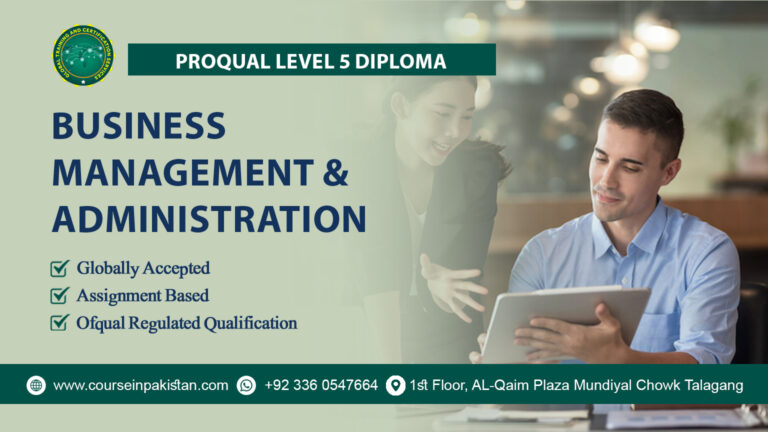 ProQual Level 5 Diploma in Business Management and Administration