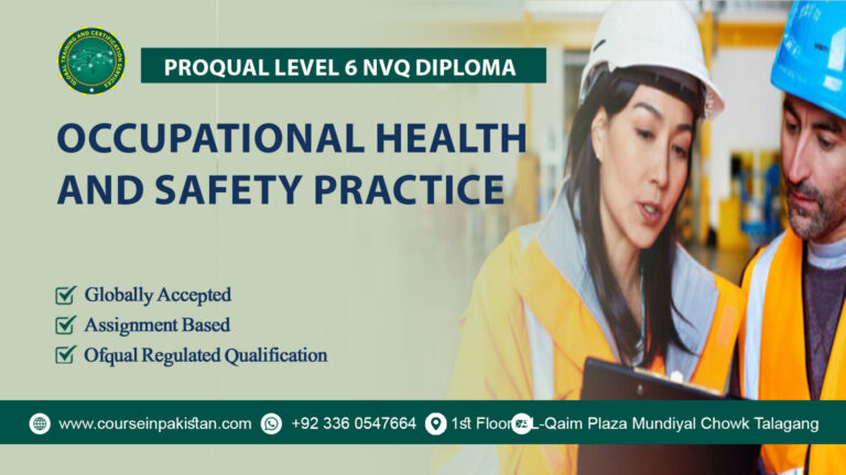 ProQual Level 6 NVQ Diploma In Occupational Health and Safety Practice