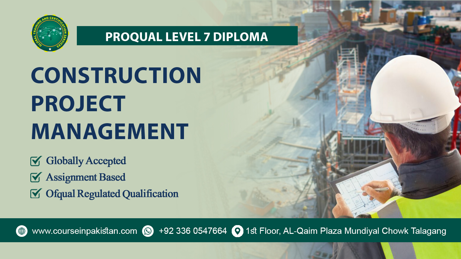 ProQual Level 7 Diploma in Construction Project Management