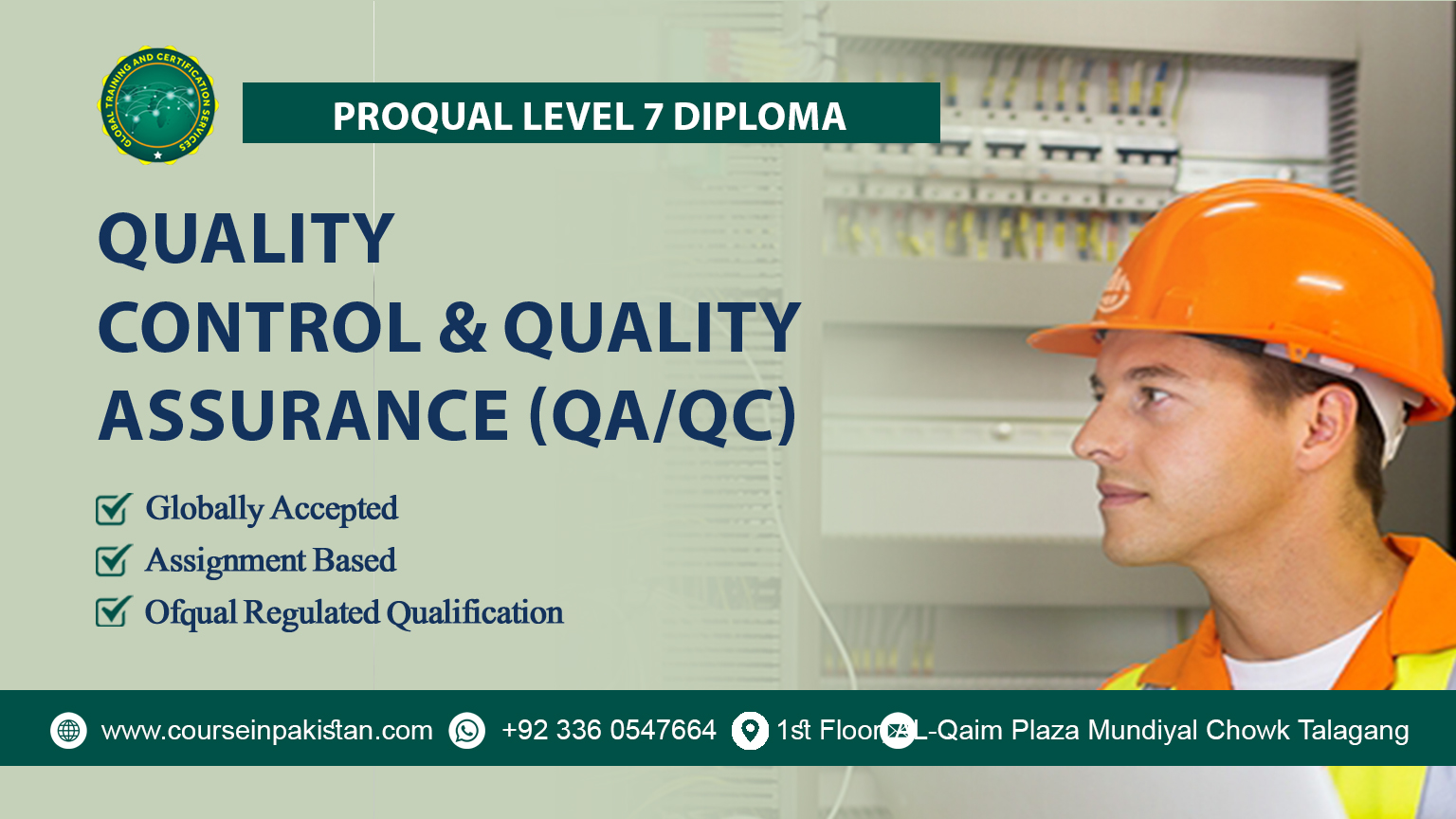 ProQual Level 7 Diploma in Quality Control & Quality Assurance (QA/QC)