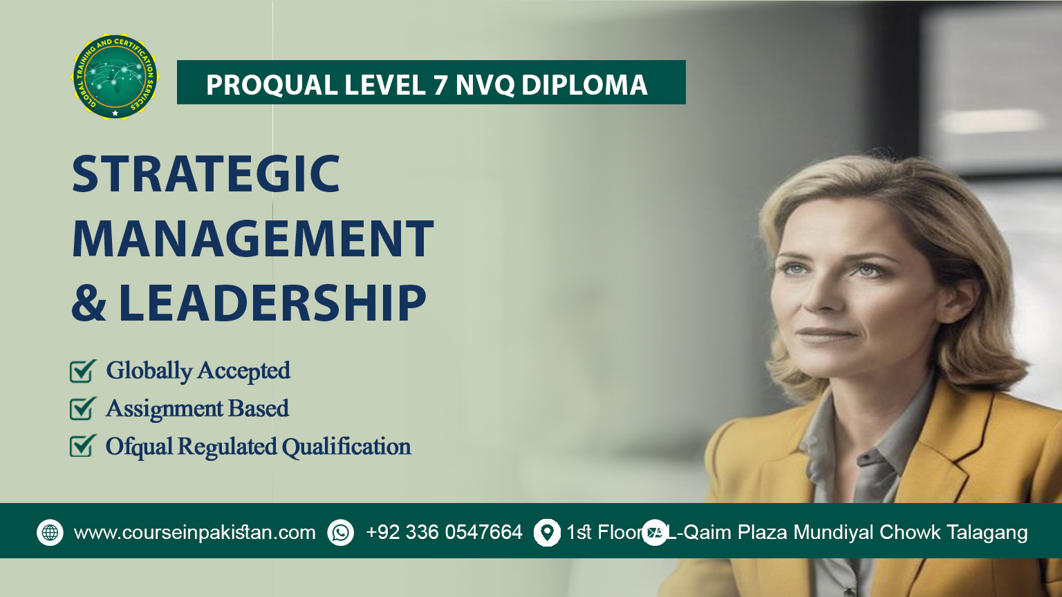 ProQual Level 7 NVQ Diploma in Strategic Management and Leadership