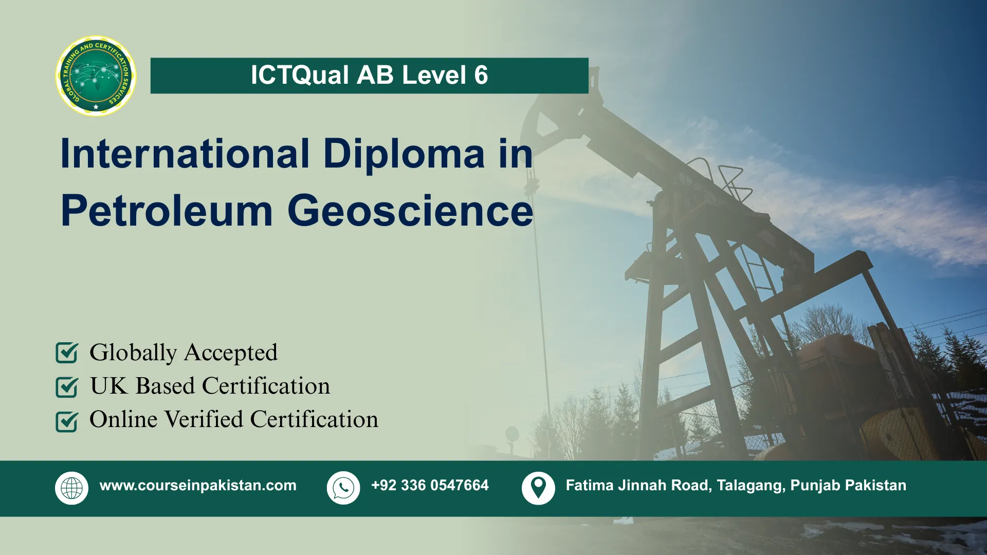 ICTQual AB Level 6 International Diploma in Petroleum Geoscience ICTQual AB Level 6 International Diploma in Petroleum Geoscience