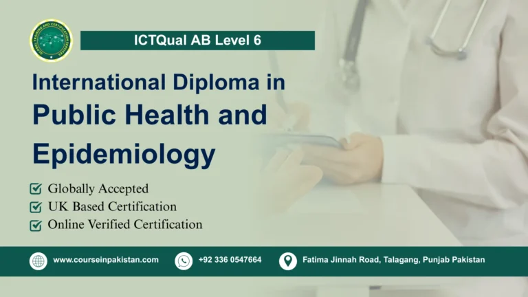 ICTQual AB Level 6 International Diploma in Public Health and Epidemiology