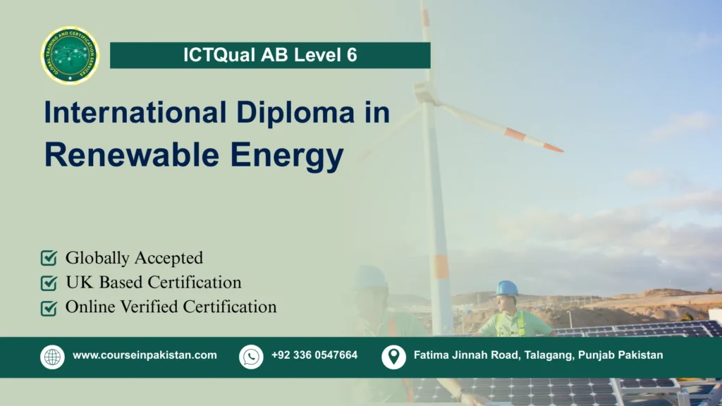 ICTQual AB Level 6 International Diploma in Renewable Energy