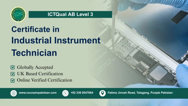 ICTQual AB Level 3 Certificate in Industrial Instrument Technician