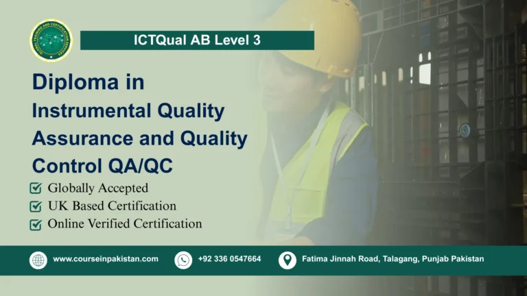 ICTQual AB Level 3 Diploma in Instrumental Quality Assurance and Quality Control QA/QC