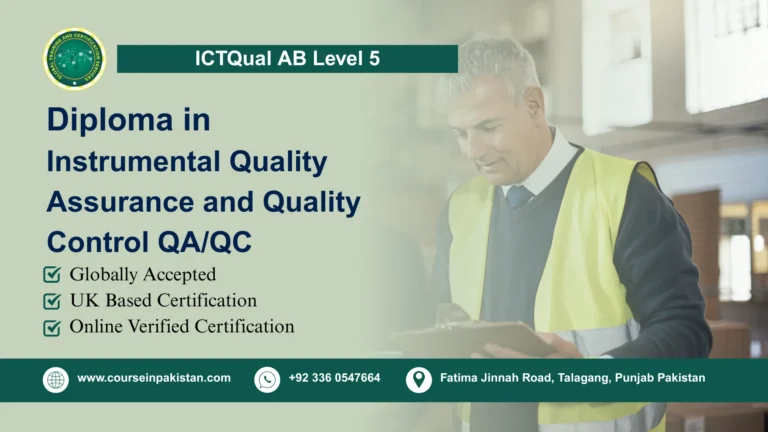 ICTQual AB Level 5 Diploma in Instrumental Quality Assurance and Quality Control QA/QC