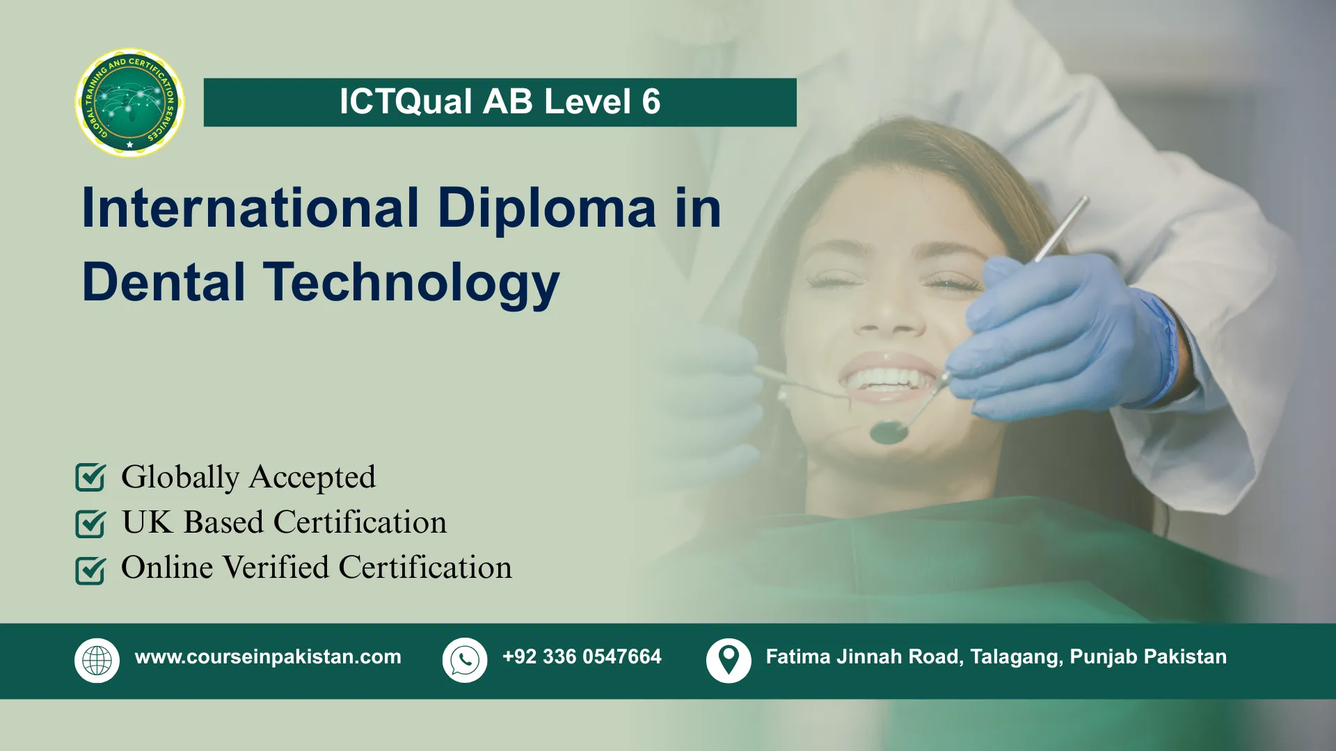 ICTQual AB Level 6 International Diploma in Dental Technology