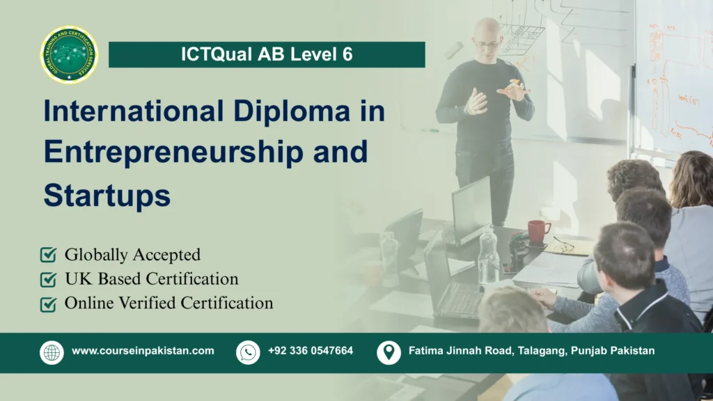 ICTQual AB Level 6 International Diploma in Entrepreneurship and Startups