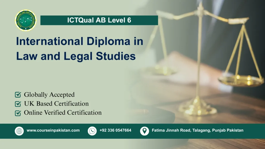 ICTQual AB Level 6 International Diploma in Law and Legal Studies