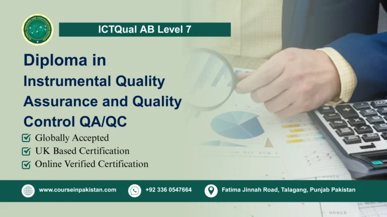 ICTQual AB Level 7 Diploma in Instrumental Quality Assurance and Quality Control QA/QC